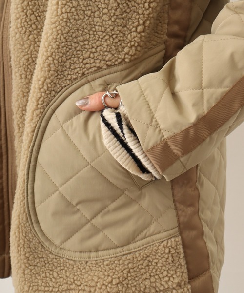 FUNALIVE（ファンアライブ） コート アウター 「Laliberte」ボア切替