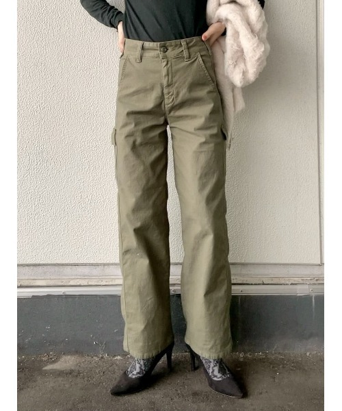 NATURAL BEAUTY BASIC★新品★ライトグリーンカーゴパン Green Parks｜ライトデニムカーゴパンツ | Rakuten Fashion(楽天