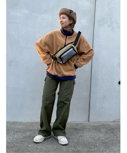 NATURAL BEAUTY BASIC★新品★ライトグリーンカーゴパン H＞カーゴパンツ