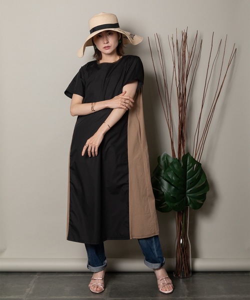 ワンピース サイドバイカラーワンピース : ZOZOTOWN Yahoo!店