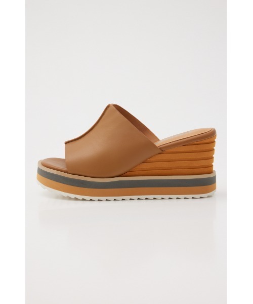 STACCATO ミュール【新品・完売品】 STACCATO サンダル ロワールステップウェッジヒールミュール