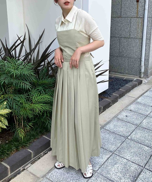KBF ワンピース プリーツキャミワンピース : ZOZOTOWN Yahoo!店
