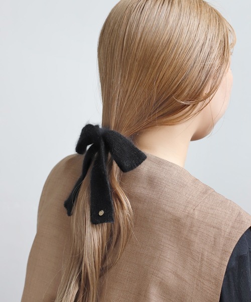ヘアクリップ ニットリボンバレッタ レディース : 85764523 : ZOZOTOWN 