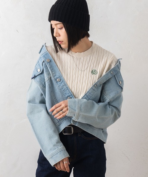 marie claire bis ニット セーター ケーブル 「別注」marie bis/マリ