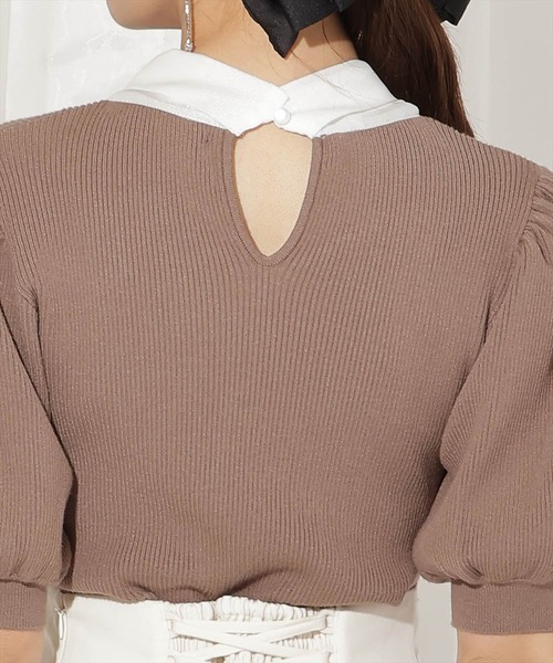 ウィルセレクション 大人気ニット WILLSELECTION（ウィルセレクション） ニット セーター リボンレース