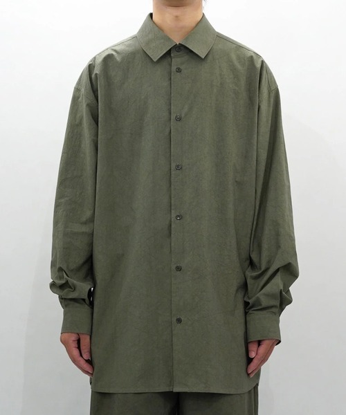 VOAAOV（ヴォアーブ） シャツ SUN DRYING DOWN PROOF COTTON Oversize 