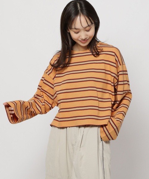 りんこです ニコアンド 2点 niko and…（ニコアンド） tシャツ COLORマイスターロンTEE レディース
