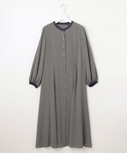 ⭐︎美品⭐︎ ジオメトリックプリント長袖ワンピース 極美品✨アン