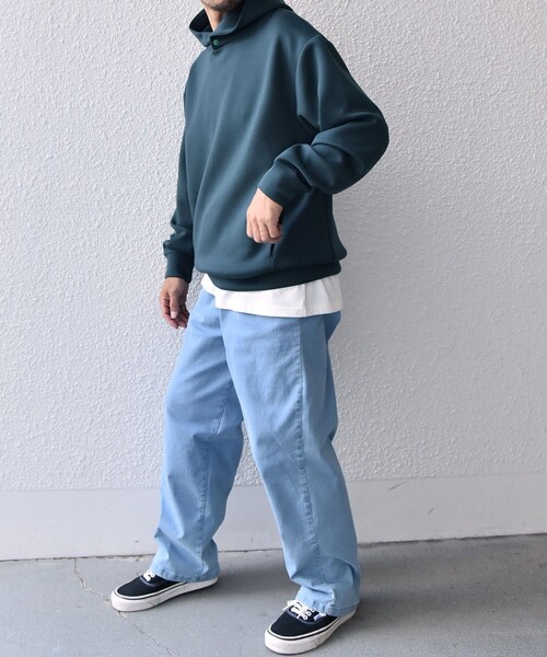 良品 25AW SHIPS ダンボール ダブルジップ フーディー パーカー セール】 【WEB限定】〈手洗い可能〉ダンボール ダブルジップ