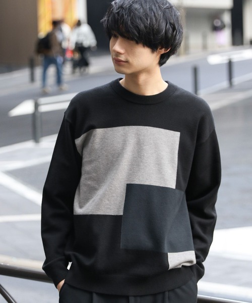 Theory luxe 20ss 切替プルオーバーニット ニット切り替えプルオーバー - ファッション通販ならセシール(cecile)
