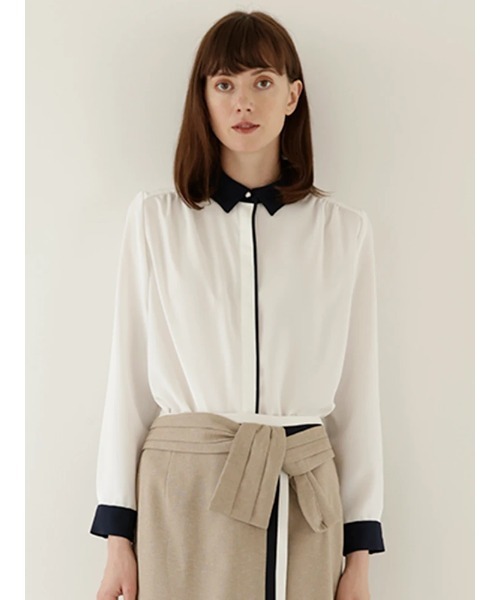 TONAL 「TONAL」 長袖シャツ 38 ライトグレー レディース : ZOZOTOWN  