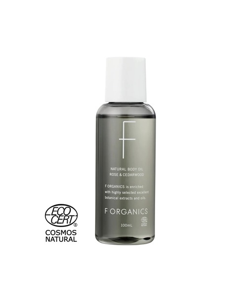 ボディクリーム エッフェオーガニック F ORGANICS / ナチュラルボディオイル 100ml　ローズ＆シダーウッド