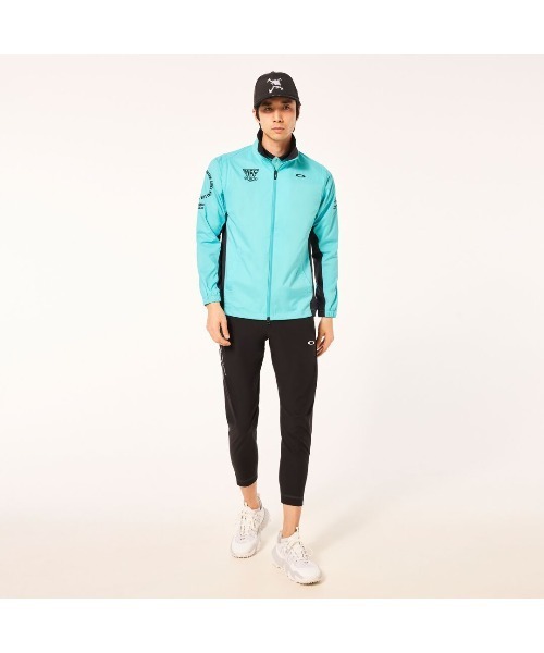 OAKLEY　オークリー　ナイロンジャケット　総柄　ゴルフウエア　スポーツウエア OAKLEY（オークリー） コート ジャケット OAKLEY TACTFUL WIND JACKET