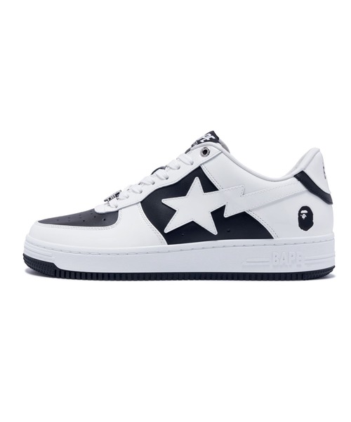 A BATHING APE 「A APE」 ローカットスニーカー 9 ブラック