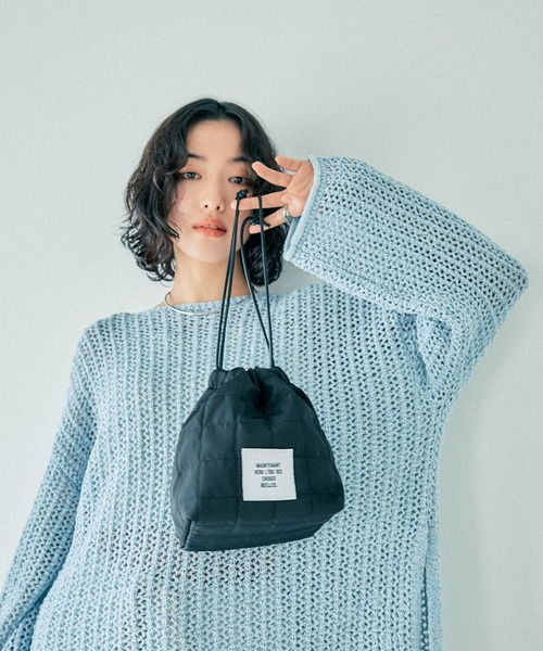 LEPSIM（レプシィム） ショルダーバッグ バッグ キルティングミニ巾着