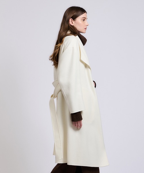 【ESTNATION】　ステンカラーコート　ベージュアイボリー　【美品】 ESTNATION（エストネーション） ステンカラーコート 36 ベージュ