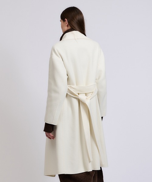 【ESTNATION】　ステンカラーコート　ベージュアイボリー　【美品】 ESTNATION（エストネーション） ステンカラーコート 36 ベージュ