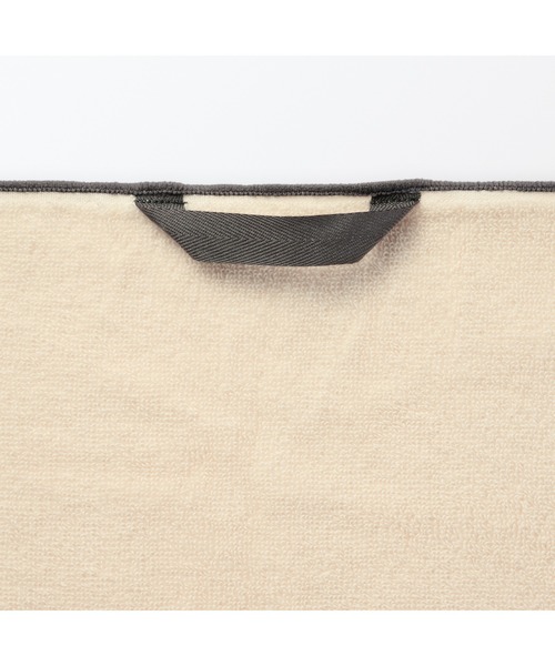 無印良品（MUJI） ブランケット ループ付きパイル織ハーフケット