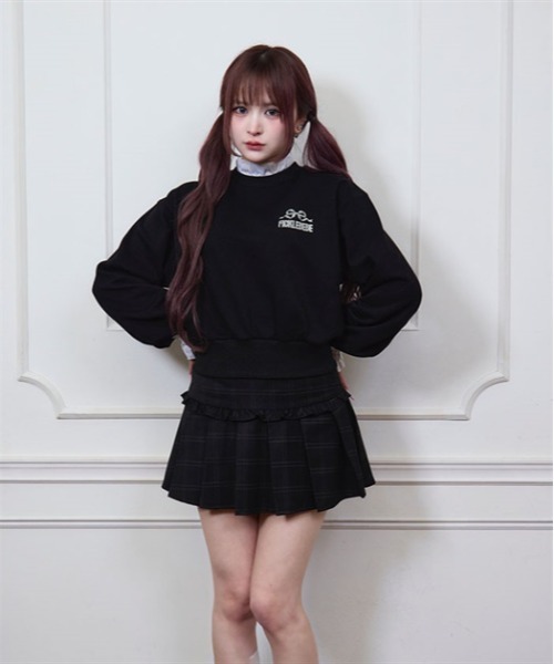 【Fickle Bebe】プリーツスカート Fickle Bebe（フィクルベベ） スカート チェックフリルプリーツ