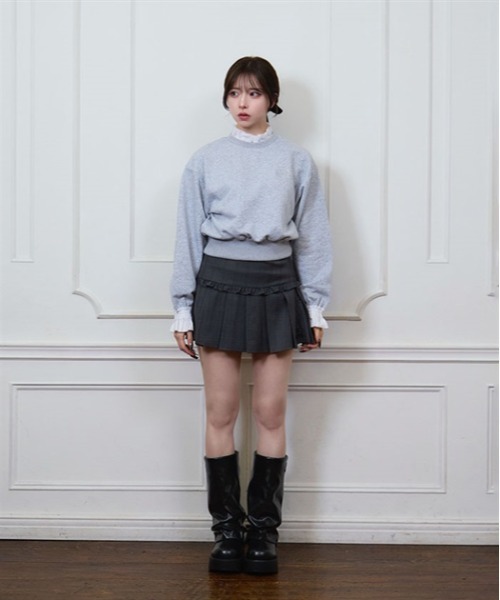 Fickle Bebe（フィクルベベ） スカート チェックフリルプリーツ