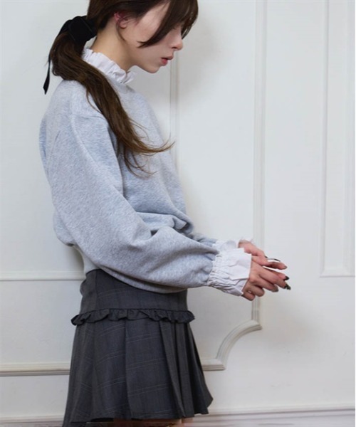 Fickle Bebe（フィクルベベ） スカート チェックフリルプリーツ