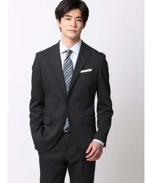 BOBTHE SUIT COMPANY 3Pスーツ 3着セット ベルベット調】レノマ オム 2ボタン3ピース ビジネス