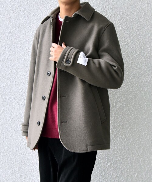 SHIPS any 「SHIPS any」 ピーコート X-LARGE ダークグレー メンズ