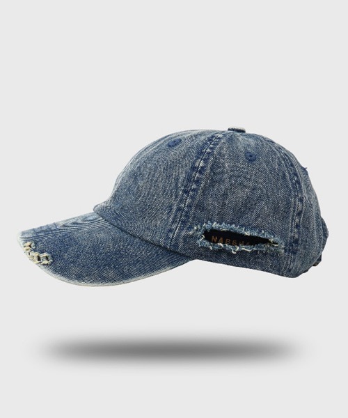 【MACKAGE】デニム ロゴ ベースボールキャップ デニムベースボールキャップの通販-オリジナル/オーダーウェアの