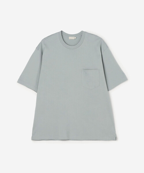 極美品【handvaerk】60/2 クルーネックポケットビッグTシャツ handvaerk ハンドバーク / 60/2 クルーネックポケットビッグT