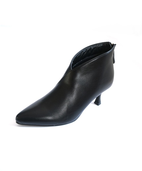 「AmiAmi」 ショートブーツ LL ダークブラウン レディース_画像7