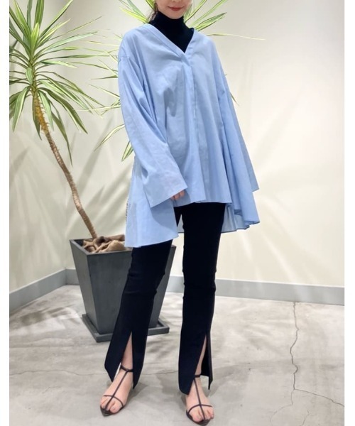 LE PHIL（ル フィル） ブラウス シャツ トリアセオーガンジーブラウス