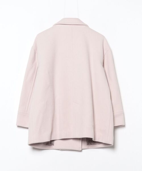 「NATURAL BEAUTY BASIC」 ピーコート MEDIUM オフホワイト レディース_画像2