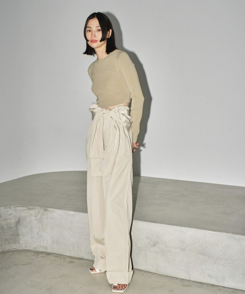 TODAYFUL LaceKnitshirt ベージュ TODAYFUL 「TODAYFUL」 長袖ニット FREE ベージュ レディース