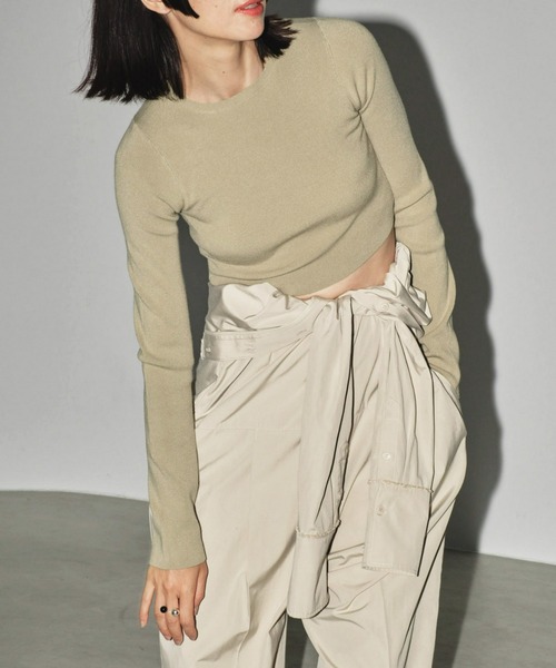 トゥデイフル TODAYFUL ニット セーター 長袖 F ベージュ 12010506 /AN28 レディース TODAYFUL 「TODAYFUL」 長袖ニット FREE ベージュ レディース