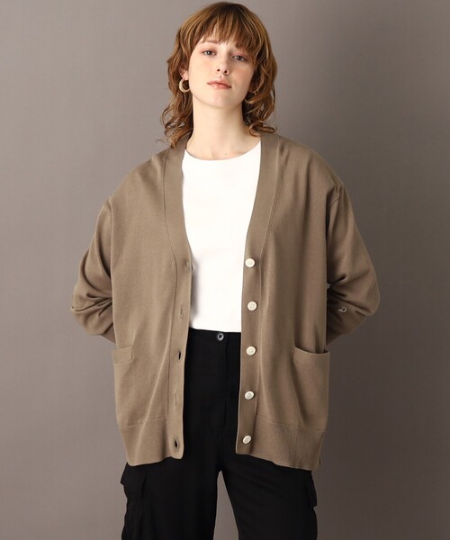 最も完璧な 「DRESSTERIOR」 DRESSTERIOR ニットカーディガン ブラック 34 トップス