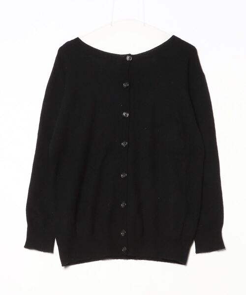 LE CIEL BLEU（ルシェルブルー） 長袖ニット 40 ブラック レディース