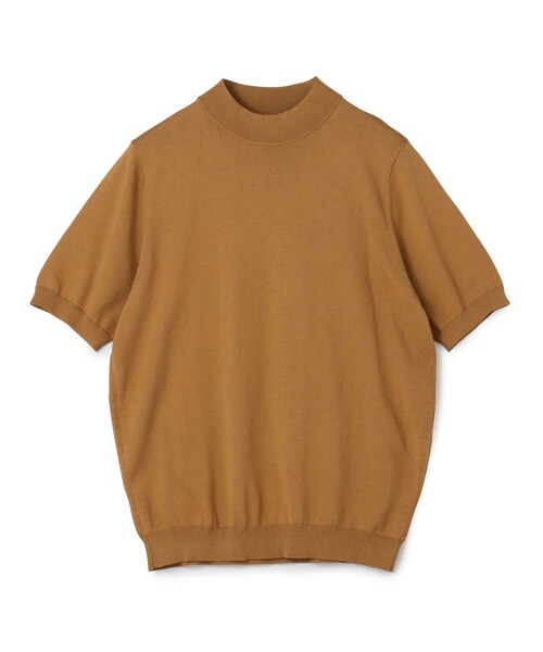 セーター ニット TOMORROWLAND tricot シルクコットン モックネックプルオーバーニット SESIA メンズの画像