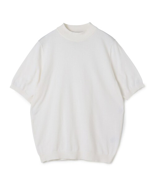 セーター ニット TOMORROWLAND tricot シルクコットン モックネックプルオーバーニット SESIA メンズの画像