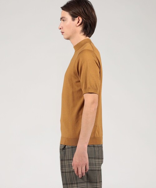 セーター ニット TOMORROWLAND tricot シルクコットン モックネックプルオーバーニット SESIA メンズの画像