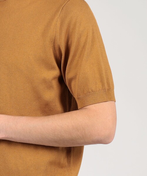 セーター ニット TOMORROWLAND tricot シルクコットン モックネックプルオーバーニット SESIA メンズの画像