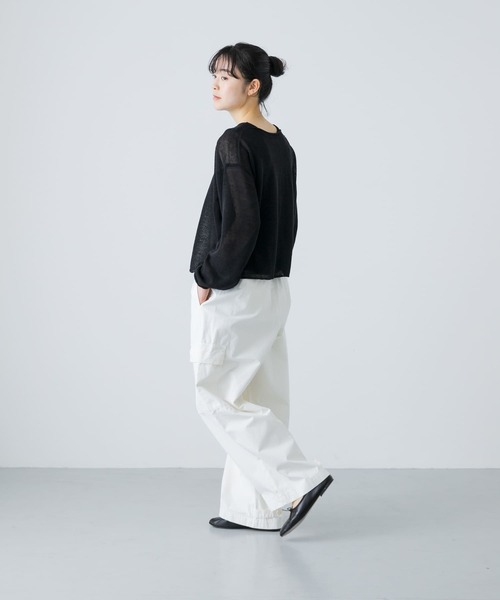 かぐれ ボートネックニットプルオーバー ナチュラルカラー ベージュ系 ニットセーター レディース ボートネック 秋服 カシュクール