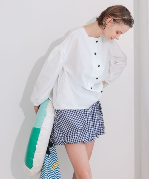 【Donoban】撥水スカラップブラウス DONOBAN｜撥水スカラップブラウス | Rakuten Fashion(楽天