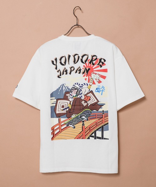 Revo. tシャツ 「YOIDORE 酔いどれ」歌舞伎スケーター バックプリント
