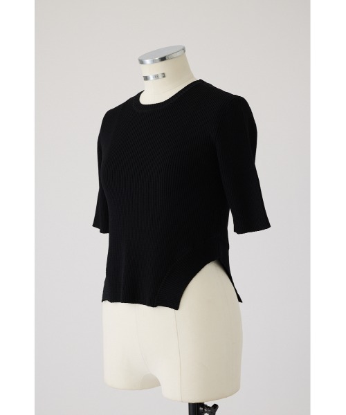 RIM.ARK サマーニット ニット セーター Round hem knit tops ラウンド