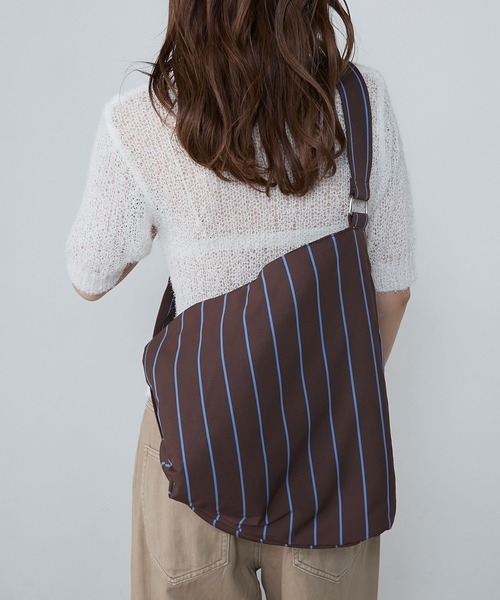 le ELMi ショルダーバッグ バッグ Striped 2way shoulder body