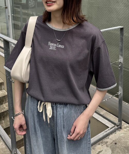 tシャツ シアーテンジクリンガーロンTEE/586251 レディース JEANASIS（ジーナシス）の「シアーテンジクラインロンTEE/975236