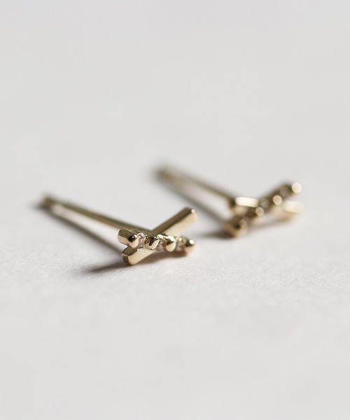 cui-cui（キュイキュイ） ピアス ダイヤモンド ピアス | K10YG 「Web