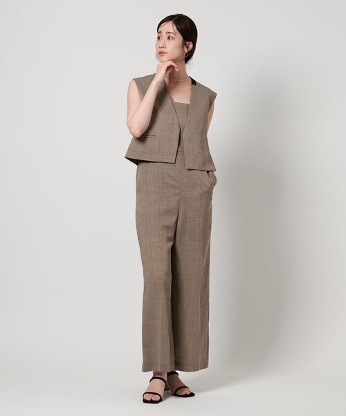 UNITED ARROWS FAbRICA ノーカラーベスト　ジレ UNITED ARROWS FAbRICA ノーカラーベスト ジレ