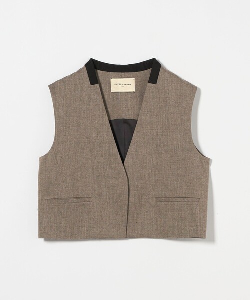 UNITED ARROWS FAbRICA ノーカラーベスト ジレ