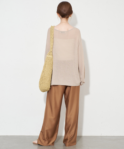 SLOBE IENA ニット セーター 畔オーバープルオーバー レディース
